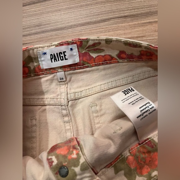 Paige Demin Floral Skirt 26 - Picture 3 of 5